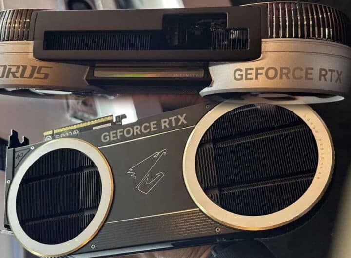 GIGABYTE lancia AORUS GeForce RTX 5090 INFINITY: l’apice del gaming con design compatto al CES 2026