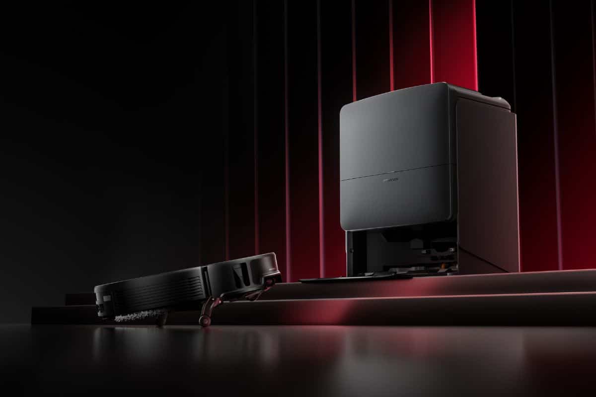 Saros 20 robot con telaio che si solleva per pulizia tappeti