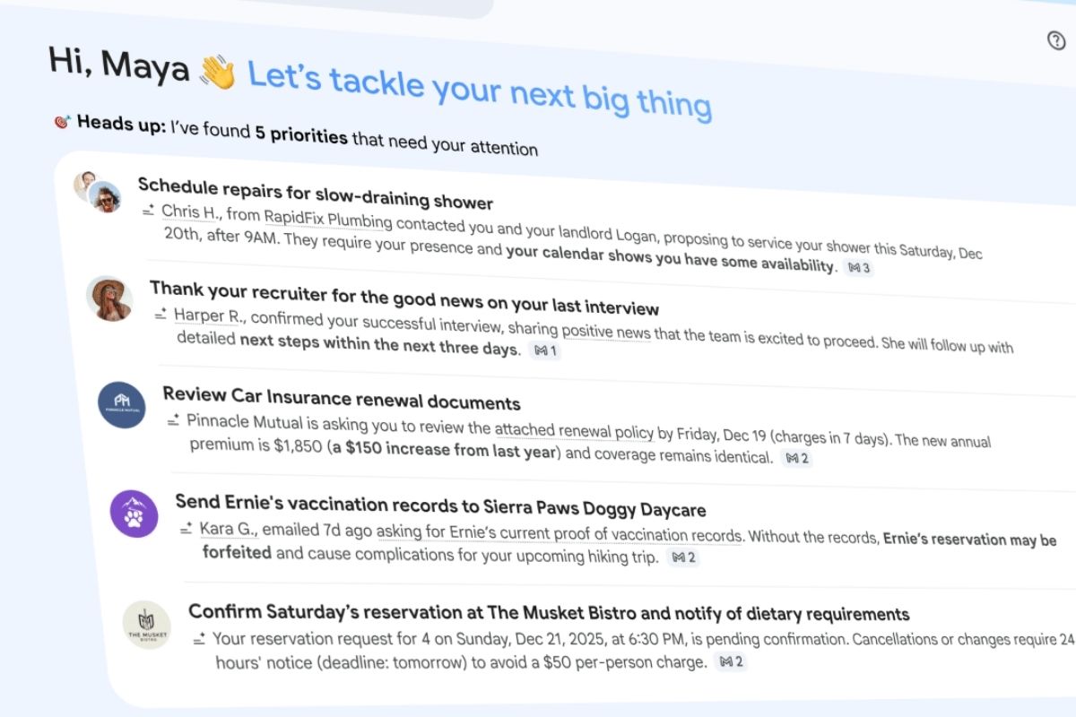 AI inbox vedi prima le cose importanti su gmail