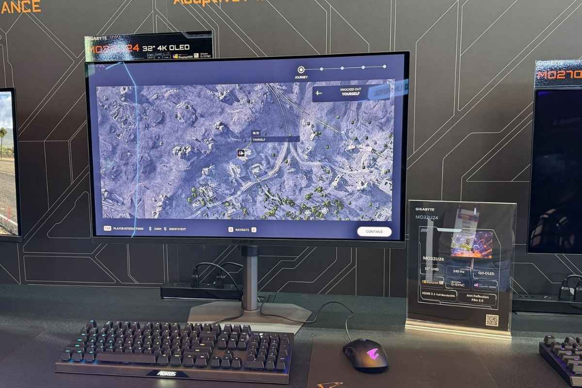 GIGABYTE ridefinisce l'eccellenza OLED con quattro nuovi monitor da gaming al CES 2026