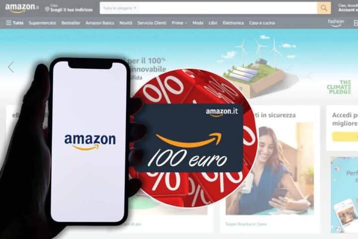 100 euro di buono Amazon in regalo: come fare domanda per averlo