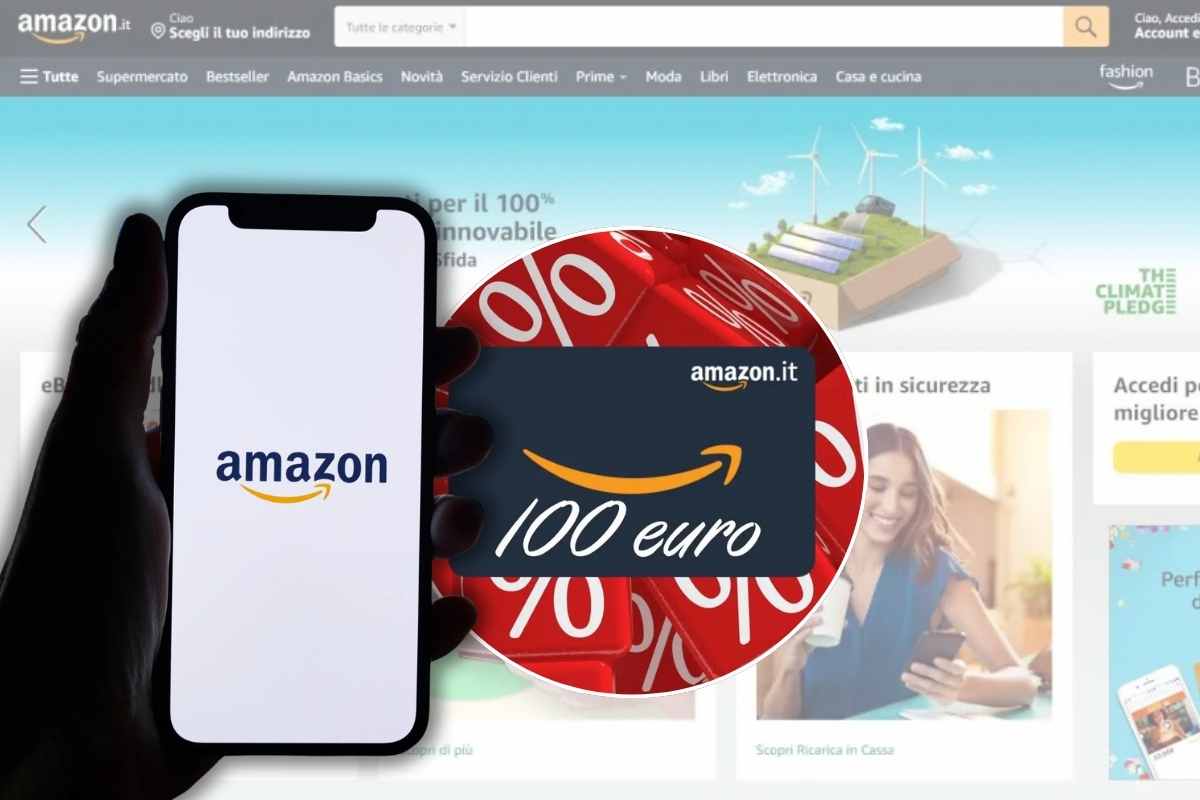100 euro di buono Amazon in regalo: come fare domanda per averlo