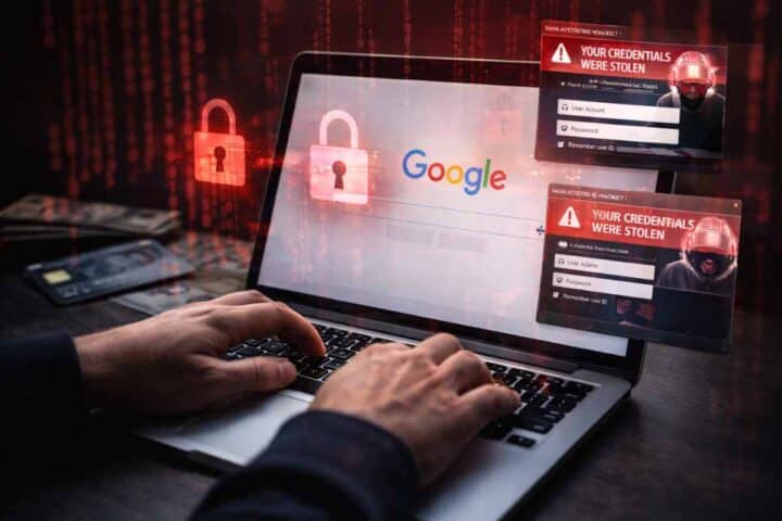 Se usi Google ti stanno rubando tutti i dati: credenziali, accessi bancari e non solo