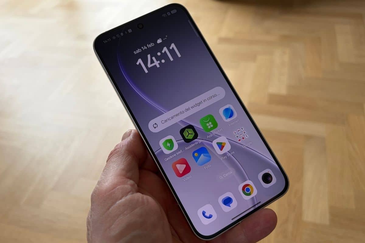 Il display di OPPO Reno15