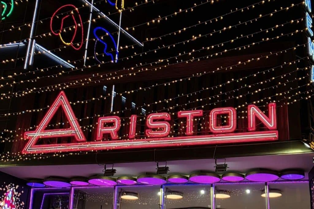 Il teatro Ariston a Sanremo