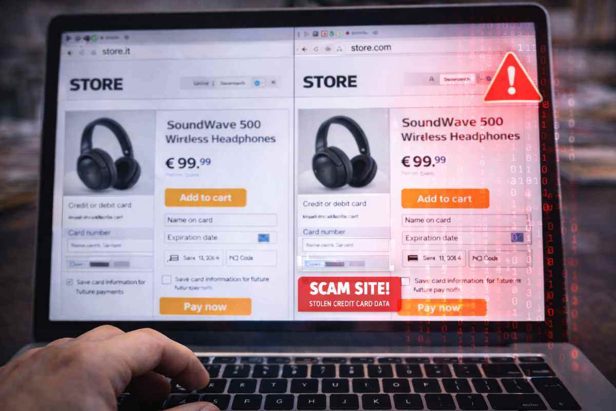I siti cloni su cui navighi ogni giorno ma non te ne accorgi: se inserisci i dati della carta però sei finito