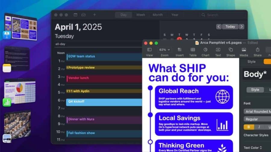 Apple business multitasking