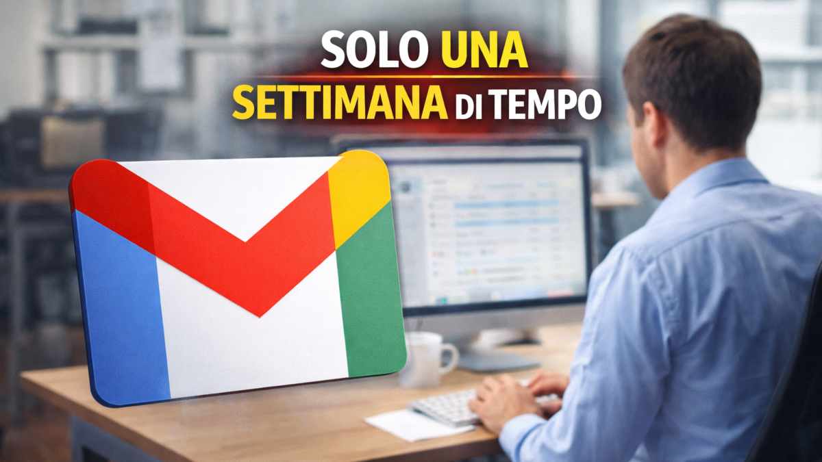 Gmail, ci sono solo 7 giorni per intervenire Mistergadget.tech.it