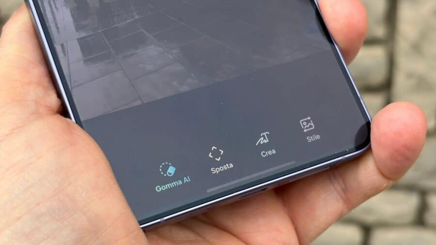Samsung Galaxy S26 Ultra funzioni AI editing foto Gomma AI Sposta Crea Stile
