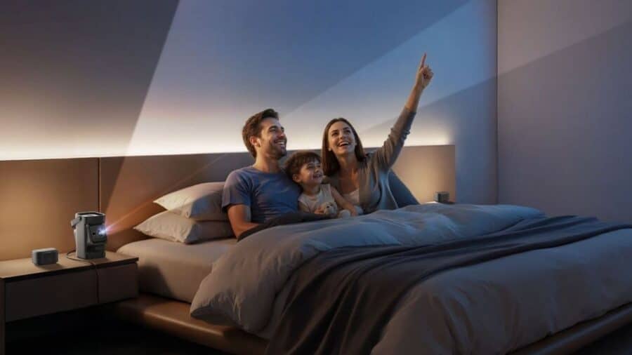 Soundcore Nebula P1: il proiettore che rivoluziona il cinema portatile con l'audio staccabile