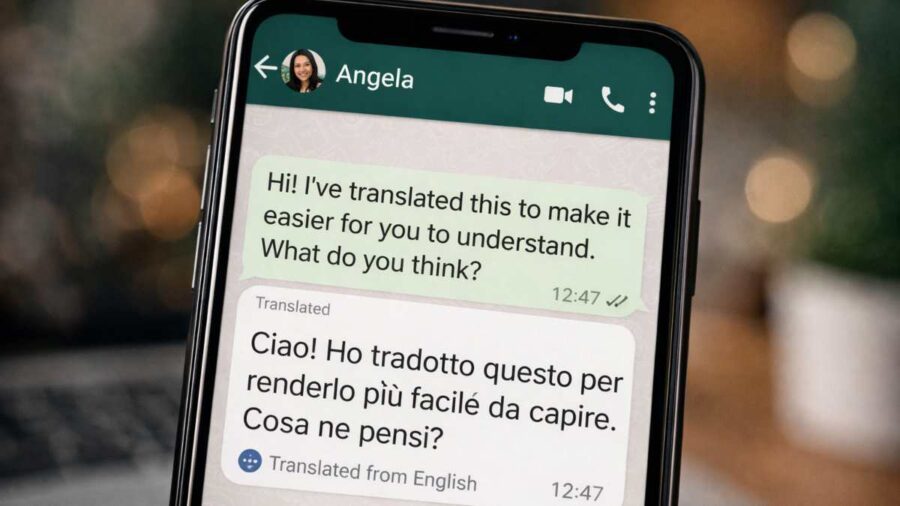 Traduzione messaggi su Whatsapp Mistergadget.tech.it