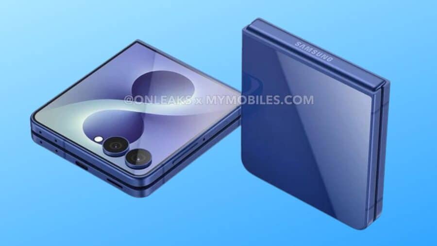 Samsung Galaxy Z Flip 8: render e CAD