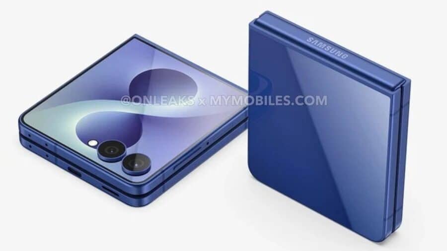 Samsung Galaxy Z Flip 8: render e CAD
