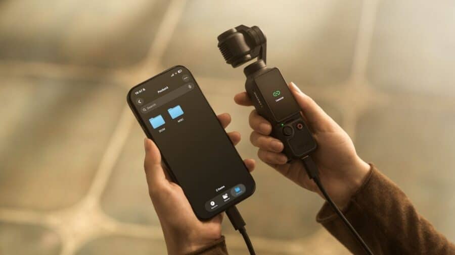 Trasferimento dati via USB-C, senza scheda di memoria aggiuntiva