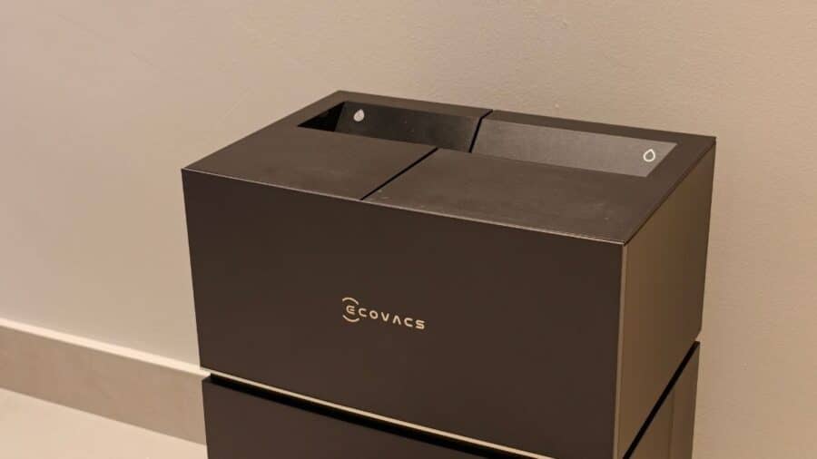 Parte superiore della stazione OmniCyclone con icone serbatoi.