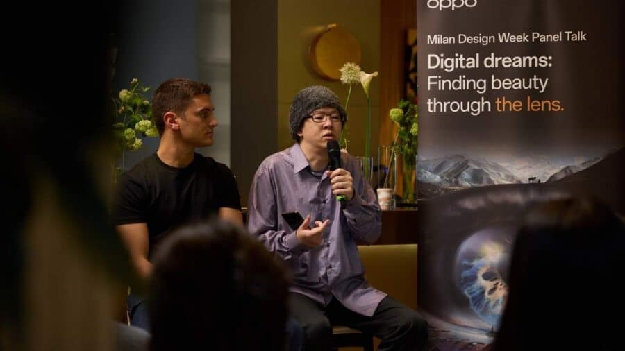 Simon Liu per OPPO e designboom alla Milano Design Week