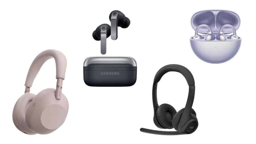 Cuffie noise cancelling anc over in on ear