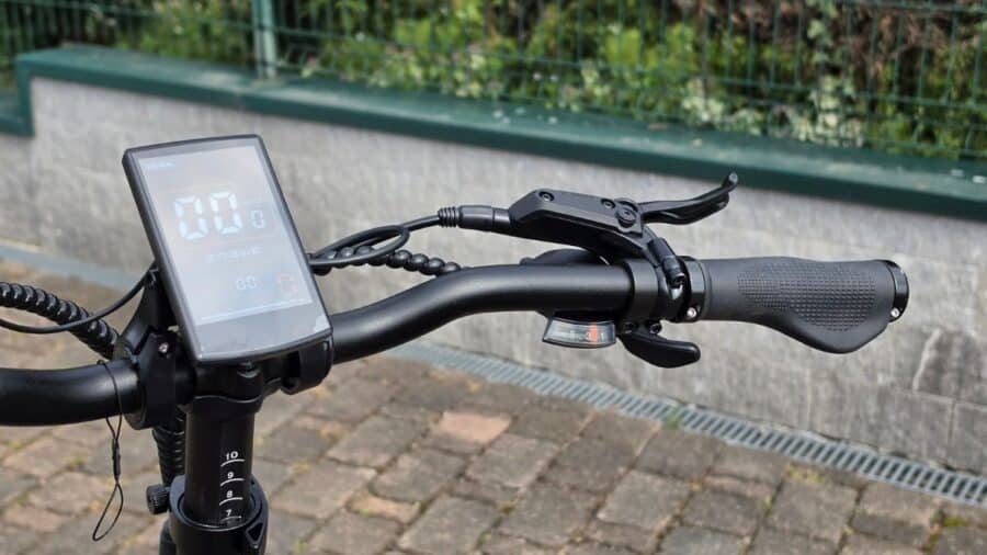 Manubrio e display bicicletta elettrica engwe a colori LED da 3,5