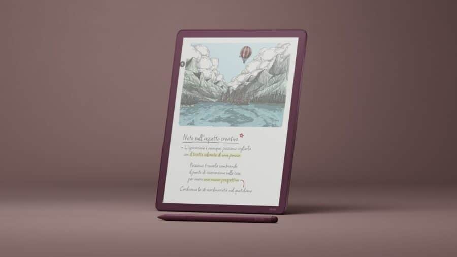 Amazon Kindle Scribe Colorsoft disegno