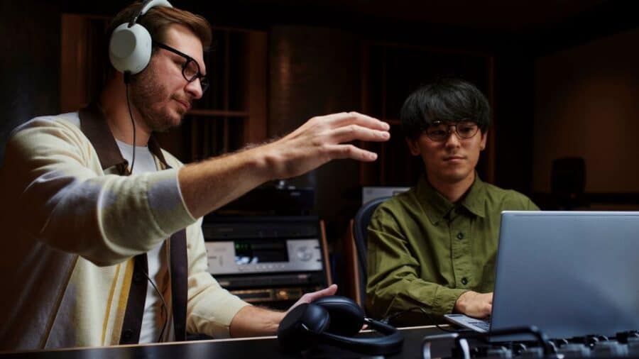 Sony 1000X The Collexion in uno studio di registrazione professionale