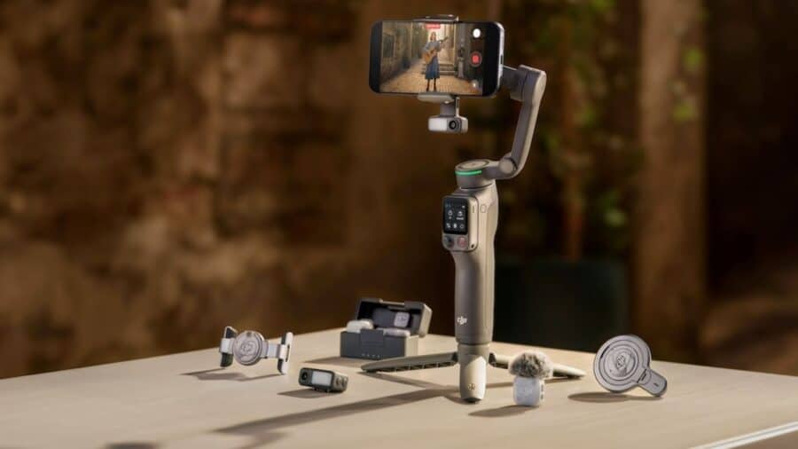 Il setup completo di Osmo Mobile 8P