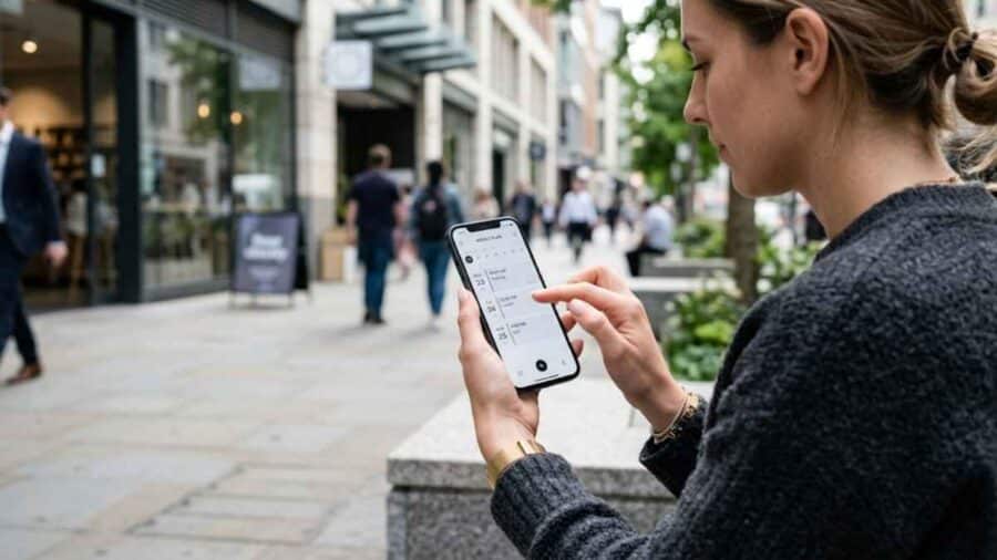 Smartphone calendario