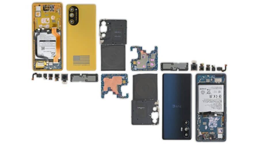 stesso telaio del Trump Phone T1 con HTC U24
