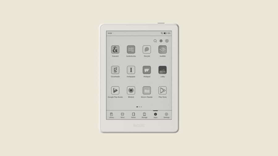 BOOX Go 6 Gen II visto di fronte