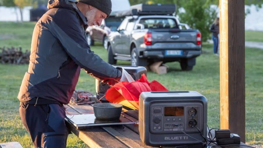 Bluetti In azione in camping