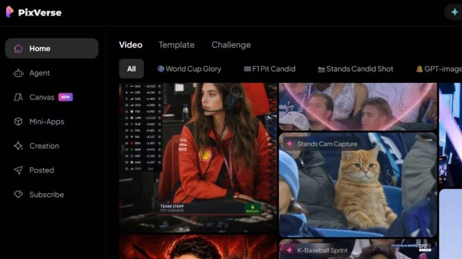 Pixverse tool creazione video