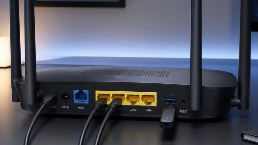 A cosa serve la porta USB del router