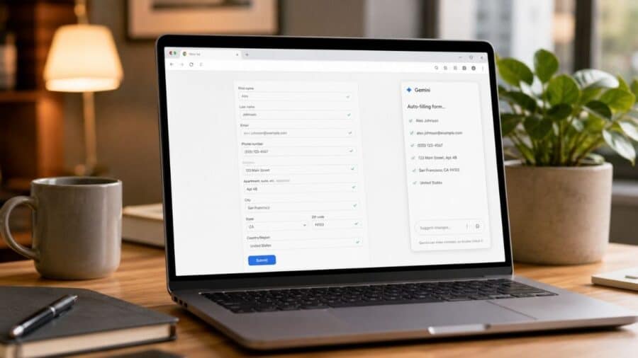Mister gadget Chrome autofill