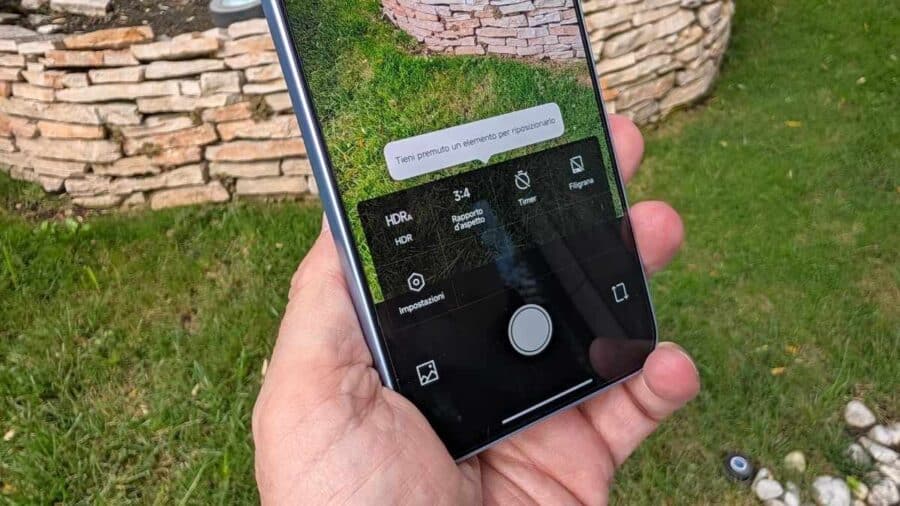Interfaccia della fotocamera di Xiaomi REDMI Note 17 Pro durante lo scatto