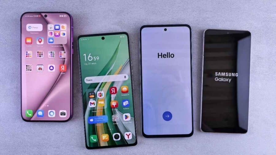 Smartphone curvi