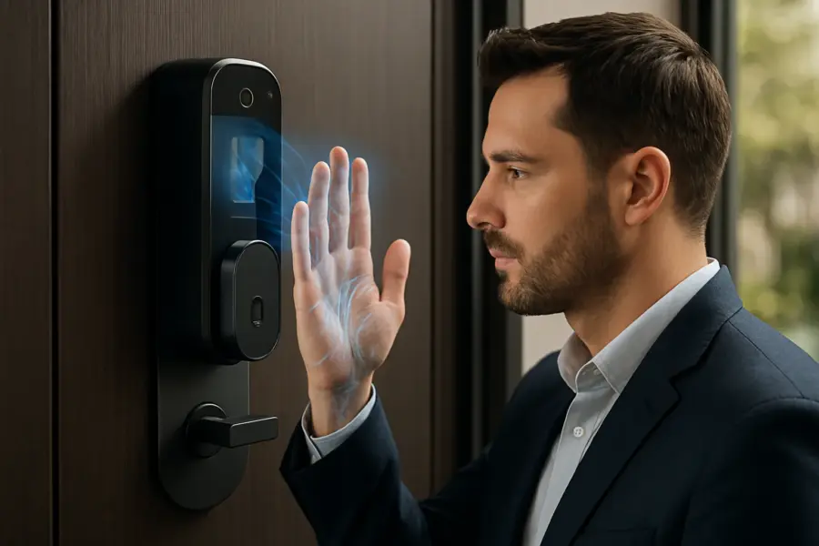 SwitchBot Lock Ultra Max: serratura smart con riconoscimento facciale e vene del palmo