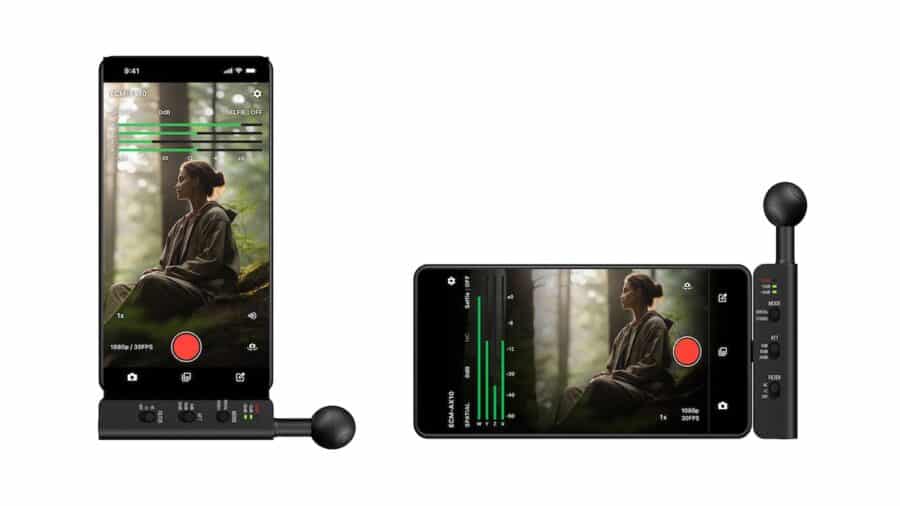 SONY ECM-AX10 in verticale e orizzontale