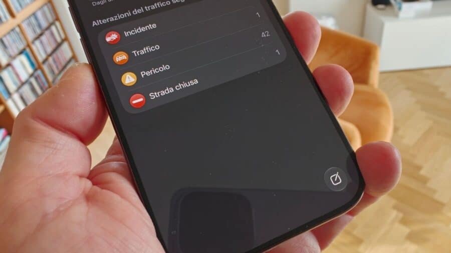 Menu di Apple Maps