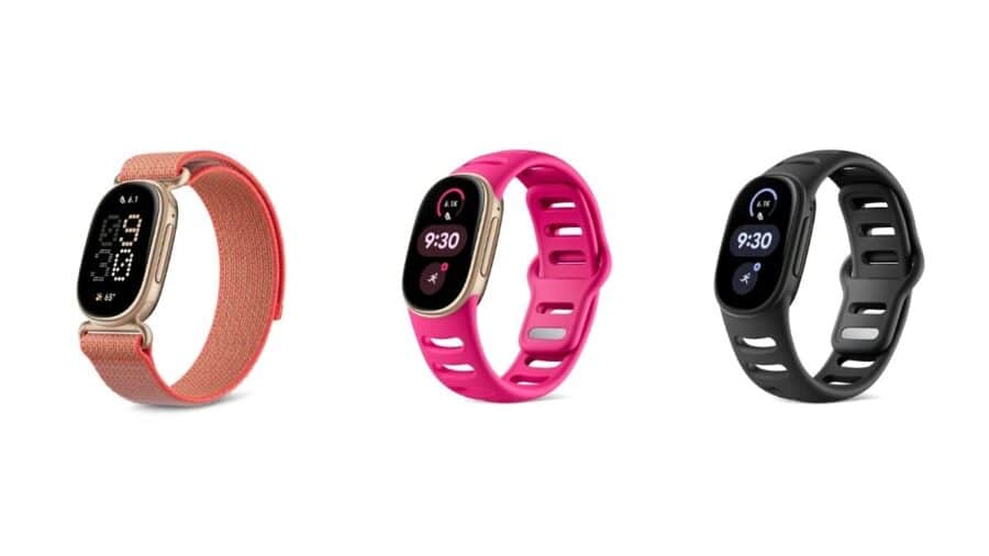 Google Fitbit Edge nei diversi colori e modelli