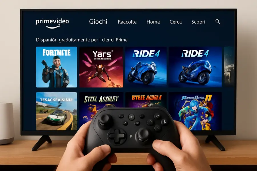 Amazon Luna arriva in Italia su Prime Video: come giocare gratis in TV