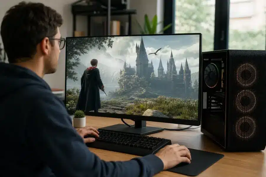 DLSS 5 diventa più veloce e arriva su più giochi: Hogwarts Legacy in prima linea