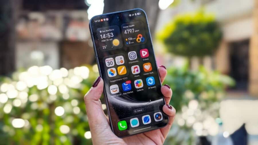interfaccia di honor robot phone