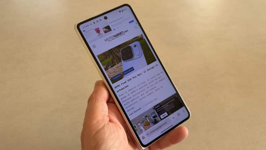 Il display di Motorola Razr Fold